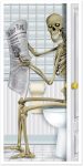Beistle Skeleton Restroom Door Cover