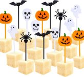 Tatuo 100 Pcs Plastic Halloween Picks