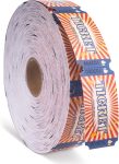 Carnival Roll Raffle Tickets Single Roll