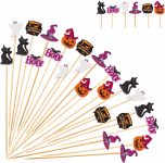 120pcs Halloween Cocktail Picks