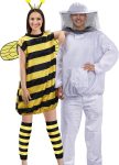 MEWTOGO Halloween Bee and Beekeeper