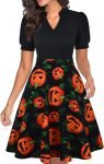 Mokayee Womens Summer Short Puff Sleeve