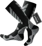 Merino Wool Ski Socks - 2 Pairs Knee
