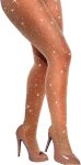VEBZIN Sexy Sparkly Fishnets Stockings