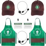Kyson Halloween Barista Costume for