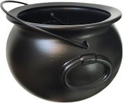 GiftExpress 8" Black Cauldron Bucket –
