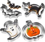 Halloween Cookie Cutters Set - 12 Pieces