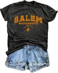 Salem Shirt Women Halloween Witch Shirt