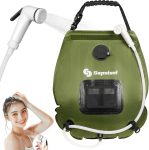 sapsisel Camping Shower Bag, 5 Gal/20L