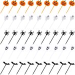 100 PCS Halloween Picks Plastic
