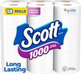 Scott 1000 Toilet Paper, 18 Rolls,