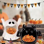 2pcs Halloween Candy Bowls, Halloween