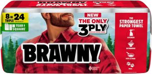 Brawny Tear-A-Square 3-Ply Paper Towels,