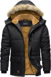 TACVASEN Men's Winter Jacket with Hood