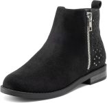 DREAM PAIRS Girls Ankle Boots with Side
