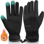 ihuan Winter Waterproof Ski Gloves Men
