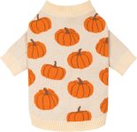 Fitwarm Pumpkin Dog Sweater,