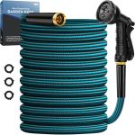 Garden Hose 50ft, Non-Expanding Water