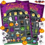 Joy Bang Halloween Bingo Games for Kids,