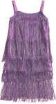 BULINGNA Little Kids Girls Sequin Fringe