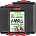 NutriChef 3-Piece Nonstick Kitchen Oven