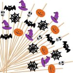 100 pcs Halloween Cocktail Picks,