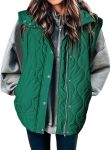 EVALESS Cropped Puffer Vest Women