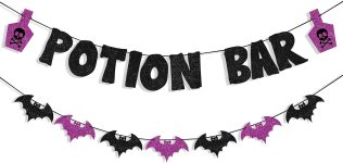 Uniwish Potion Bar Banner Black and
