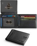 RUNBOX Wallet for Men Slim Rfid Leather