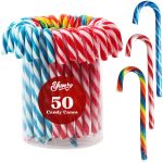 Christmas Candy Canes Tutti Frutti,
