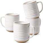 LE TAUCI Coffee Mugs 12 oz, Ceramic