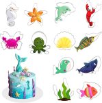 12Pcs Stainless Steel Ocean Creatures