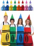 Mepase 8 Set Color Crayon Apron and