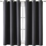 ChrisDowa Grommet Blackout Curtains for
