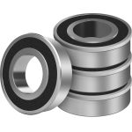 (4-Pack) 3/4" Bearings Carbon Steel - ID