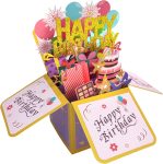 Funny Happy Birthday Pop Up Card, Sweet
