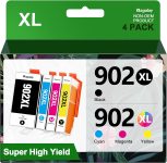 902XL Ink Cartridges for HP Printers