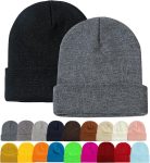 ZOORON 1&2 Pack Beanie for Men Women