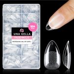 UNA GELLA Short Almond Nail Tips: 504PCS