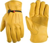 Wells Lamont mens Leather Work Gloves