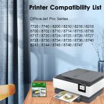 952XL Ink Cartridges Replacement for HP