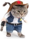 NACOCO Cowboy Dog Costume with Hat - Cat