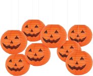 KESOTO 12 Inch Halloween Paper Pumpkin