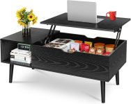 OLIXIS Wood Lift Top Coffee Table with