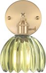 Vintage Wall Sconces with Cute Green