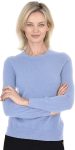Cashmeren Women’s Basic Crewneck Sweater