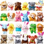 JOYIN 24 Pack Mini Animal Plush Toy