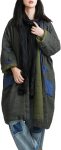 LZJN Women's Linen Quilted Coat Warm