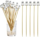 100 Pcs Ghost Cocktail Picks for