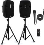 Pyle Powered Bluetooth PA Speaker Kit -